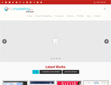 Tablet Screenshot of numarketing.co.uk